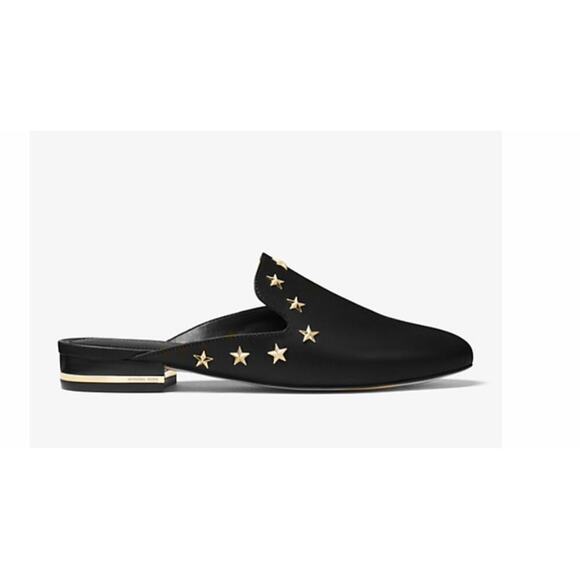 Michael Kors Star Studded Black Mules Size 7.5 - Picture 5 of 8